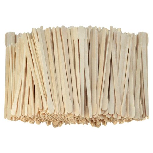 1000pcs Wax Wood Sticks, Waxing Applicators for Hair, Body, Eyebrow and Nose Removal