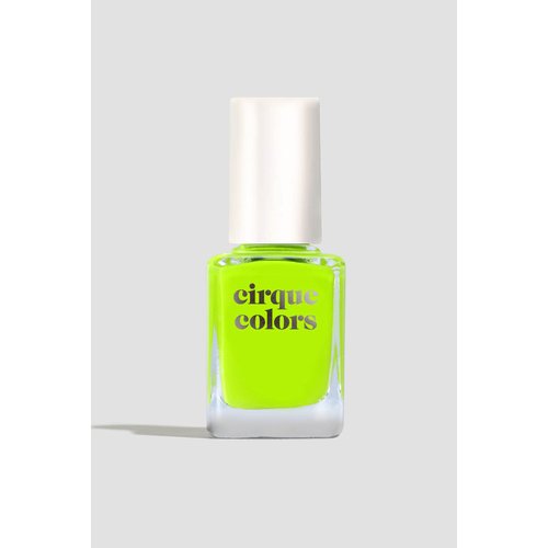 Cirque Colors Electric Daisy - Neon Highlighter Yellow Creme Nail Polish - 0.37 Fl Oz (11 mL) - Vegan & Cruelty-Free