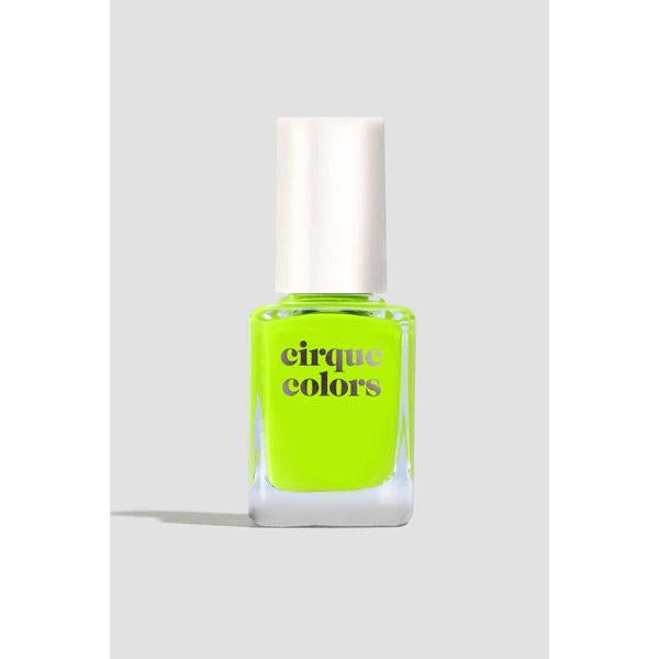 Cirque Colors Electric Daisy - Neon Highlighter Yellow Creme Nail Polish - 0.37 Fl Oz (11 mL) - Vegan & Cruelty-Free
