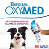 TropiClean Oxymed Medicated Cat & Dog Shampoo for Itchy Skin | Skin Soothing Oatmeal Shampoo for Dogs & Cats | 20 oz