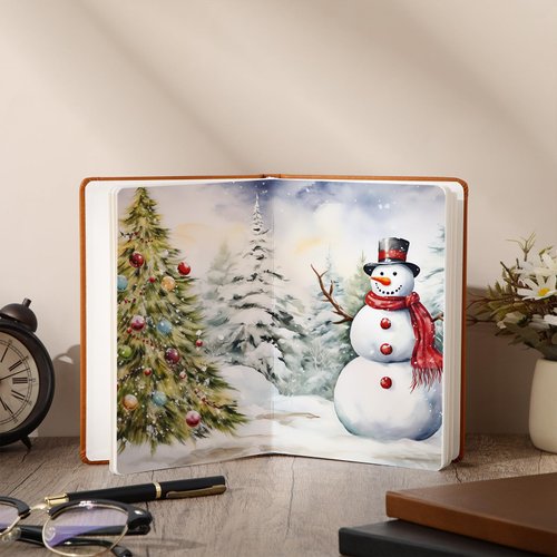 Dispowreath 3 Pcs Watercolor Sketchbook Journal Watercolor Paper Block Premium Leather Cover 300 GSM Cotton Paper Hot Press 8.25" x 5.5" Pocket Notebook Travel Artist Paper Pads for Student Painter