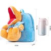 HONGTEYA Dinosaur Backpack for Kids Toddler Backpack for Boys with Stuffed Animal Dinosaur Toy Soft Plush Mini Backpack Gift Birthday Christmas for Baby Age 1 2 3 4 5