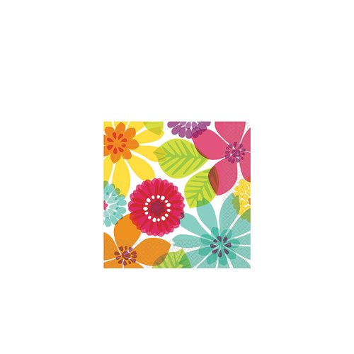 Amscan 519580 Day in Paradise Party Luncheon Napkins, 9", 16 Pieces