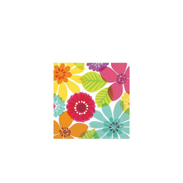 Amscan 519580 Day in Paradise Party Luncheon Napkins, 9", 16 Pieces