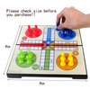 KIDAMI Ludo Magnetic Board Game Set, Folding and Light-Weight for Carrying, Gift for All Age (10 X 10 inches)