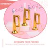 Vaguelly 10Pcs Golden Cheering Trumpets Gathering Trumpet Noise Maker Party Horns Trumpets Cheering Props for Soccer Events Carnival Party