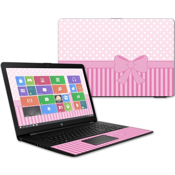 MightySkins Skin Compatible with HP 17t Laptop 17.3" (2017) - Pink Present | Protective, Durable, and Unique Vinyl Decal wrap Cover | Easy to Apply, Remove, and Change Styles | Made in The USA