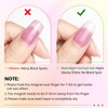 SUPWEE Cat Eye Gel Nail Polish - 12 Colors Silk Cateye Nail Polish Gel with Magnetic Stick Ceramic Moonlight Magnetic Gel Polish High Glossy Shine Effect Nail Art Manicure Home DIY for Women Girl