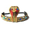 Generic Halloween Egyptian Headpiece Headband Gold Snake Goddess Headpiece Halloween Costume Accessories for Halloween Cosplay Goddess Snake Hair Accessories for Women Girls, Medium