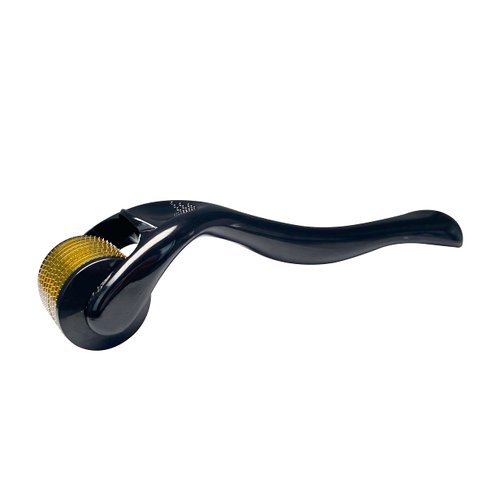 Well's Oil Derma Roller for Beard & Scalp | 0.25mm 540 Titanium Microneedles | Non-Invasive Grooming Tool | Supports Healthy-Looking Skin & Hair Appearance