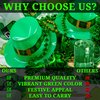 Fun Express Set of 12 Pieces Shot Glass Bead Necklaces, Holds 1 oz, BPA Free Plastic, St. Patrick's Day and Mardi Grad Party Supplies, Green