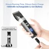 DC DICLASSE Professional Cordless Hair Trimmer for Men,Rechargeable Hair Clippers w/LED Display,5-Speed Home Hair Cutting Kit for Barbers Kids Women Adults Elderly