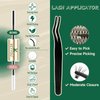 DIY Lash Extension Kit 280pcs Individual Lashes D Curl Eyelash Extension Kit KEYYOU 40D 9-18Mix Lash Clusters with Lash Bond and Seal and Lash Applicator for DIY at Home(KIT-40D-0.07D-9-18Mix)