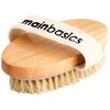 MainBasics Dry Brush | Dry Brushing Body Brush for Lymphatic Drainage, Dry Skin, Cellulite, Blood Circulation with Natural Bristles Exfoliating Body Scrubber for Flawless Skin