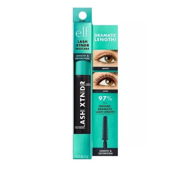 e.l.f. Lash XTNDR Mascara, Long-Lasting & Buildable For The Look Of Lash Extensions, Clump & Flake Free, Vegan & Cruelty-Free, Soft Black