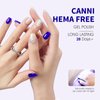 CANNI Royal Blue Gel Nail Polish, 1Pcs Navy Blue Gel Polish Dark Cobalt Blue Color Nail Polish Gel High Gloss Soak Off U V Gel Nail French Nail Manicure Salon DIY