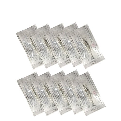 Pinkiou Eyebrow Tattoo Machine Micropigmentation Pen microblading Pen with Needles (Needles, 5F)