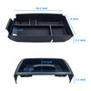 Zxiaochun 2PCS Center Console Organizer Tray and Dash Storage Tray Compatible with Ford Bronco Sport CX430 2021 2022 2023 2024 Accessories Armrest Box Insert Storage Tray ABS Plastic Material