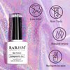 RARJSM Holographic Nail Polish Rose Gold Gel Nail Polish with Mermaid Unicorn Effect Glitter Gel Nail Polish RAR73 Suitable for Spring Summer
