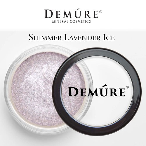 Demure Mineral Make Up (Lavender Ice) Eye Shadow, Shimmer Eyeshadow, Loose Powder, Glitter Eyeshadow, Eye Makeup, Professional Makeup