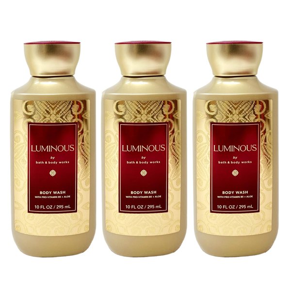 Generic Bath and Body Work LUMINOUS 3 Pack Body Wash Gift Set - 10 fl oz / 295 mL each, Full Size