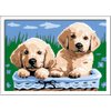 Ravensburger CreArt Cute Puppies Paint by Numbers Kit for Kids - Painting Arts and Crafts for Ages 7 and Up, 24 x 18 cm