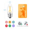 AIELIT B11 Vintage E26 LED Candelabra Light Bulbs, 2W (25W Equivalent), Warm White 2700K, Clear Glass, 200 Lumens, Dimmable LED Edison Bulb for Chandelier Ceiling Fan Pendant Lights, 8-Pack