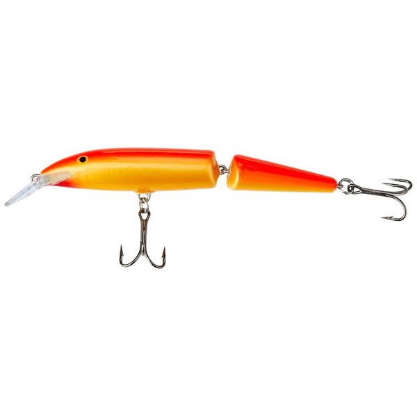 Rapala Jointed 13 Fishing lure, 5.25-Inch, Gold Fluorescent Red