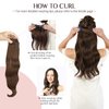 Hair Extensions Real Human Hair Clip in, Chocolate Brown 16 Inch 7pcs 120g, MAXITA Clip in Hair Extensions Real Human Hair Remy Thick Straight Natural Hair Extensions for Woman