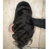 Aorbige Invisible Melt Skin HD Swiss Lace Front 13x6 Virgin Human Hair Wigs, Natural Black Color Body Wave Style 180% Density Hair Pre Plucked Hailine with Baby Hair for Black Women 26inch