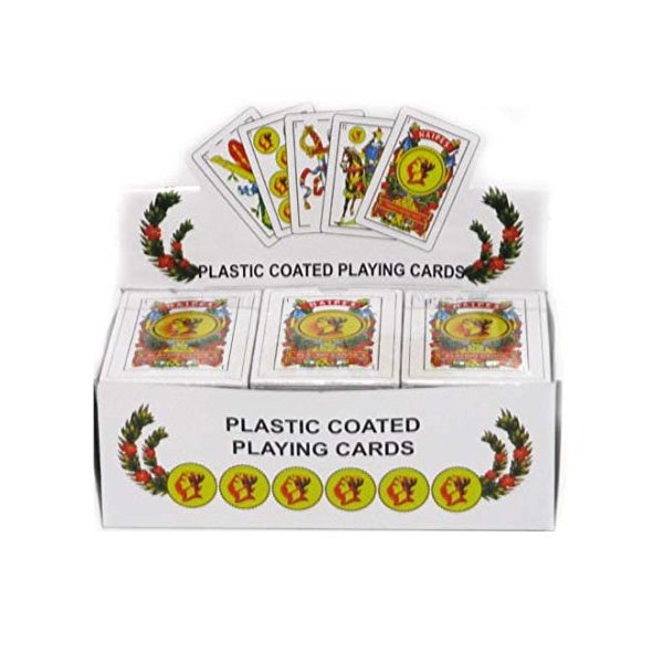DollarItemDirect Spanish Playing Cards in Board Display, Case of 12