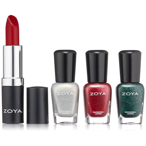 ZOYA Nail Polish, Santa Baby Lips & Tis Quad, 1 fl. oz.