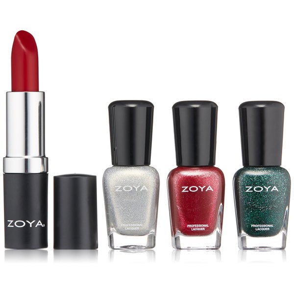 ZOYA Nail Polish, Santa Baby Lips & Tis Quad, 1 fl. oz.