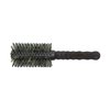 Ibiza Hair Professional Round Boar Hair Brush (MB4, 65mm), Reinforced Blonde & Black Bristles & Cork Handle, For Volume & Smoothness, Add Texture & Shine for Medium to Long Hair