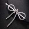 Rhinestone Hair Clips Sparkling Bow Hair Clips Non-Slip Crystal Hair Barrettes for Women Vanlentine Mothers' Day
