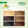 Nisha Creme Permanent Hair Color 100 percent Gray Coverage Hair Dye Easy to Apply Long Lasting Hair Colouring For Ultra Soft Deep Shine Conditioning With Natural Herbs Pack of 3 (Light Blonde)