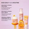 Evereden Daily 1-2-3 Routine Bundle: Clean & Vegan Skin Care Set for Kids - Hydrating & Nourishing Tween Skincare Set with Multi-Vitamin Face Wash, Face Cream, Lotion, & SPF 30 Mineral Sunscreen
