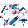 12 Pieces Tennis Badminton Racket Overgrips for Anti-Slip and Absorbent Grip (Blue, 12)