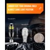 LUYED 912 921 LED Bulbs Reverse Lights Xenon White 2200 Lumens Extremely Bright Canbus Error Free W16W T15 906 3030 20-EX Chipsets with Lens for Tail Backup Lights, Pack of 2