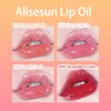 Alisesun 4-Piece Lip Oil & Gloss Kit - Hydrating, Plumping Lip Care with Pearl & Shimmer