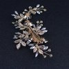Generic Rhinestone Bridal Hair Pins, Rhinestone Wedding Headpieces for Bridesmaids, Flower Girl Hair Accessories, gold