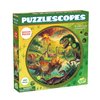 Peaceable Kingdom Puzzlescopes: Dinosaur Puzzle – 191-Pc. Puzzle for Kids Ages 6 & Up – Included Suction Cup to Spin and Position Circular Pieces – Great for Home or Classrooms