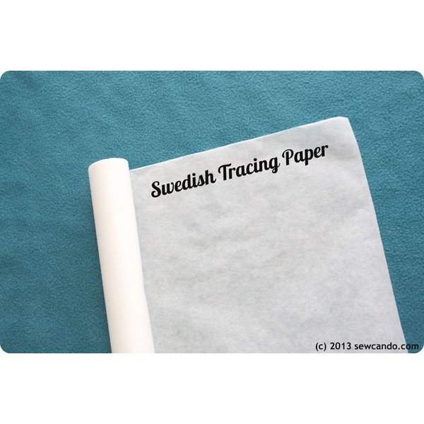 Tracing Paper - White Sewable Swedish Tracing Paper 29" x 30' (29 inches x 30 feet/10 yards)