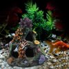 PINVNBY Coral Aquarium Decoration Fish Tank Resin Rock Mountain Cave Ornaments Betta Fish House for Betta Sleep Rest Hide Play Breed