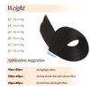 TOZOIE Tape in Hair Extensions Human Hair, 18 Inch Hair Extensions Real Human Hair Natural Black Tape in Straight Invisible Tape in Hair Extensions for Women (1B, 18 Inch)