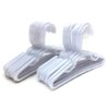 24 White Plastic Hangers(2 Dozen) fits 18 Inch Dolls Clothes 18" Doll Clothing Baby Dolls