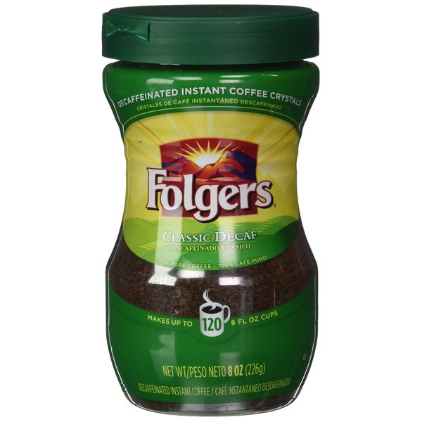 Folgers Classic Decaf Instant Coffee 8 oz