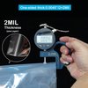 pikdmin 2''X 2'' (Pack of 100) 2 Mil Thick Clear Reclosable Small Zip Plastic Poly Bags With Resealable Lock Seal Zipper for Photo, Jewelry, Bakery, Treats, Travel, Storage, Packaging & Shipping