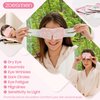 16 Packs Steam Eye Masks for Dry Eyes, Spa Self Heated for Headaches, Relief Eye Fatigue Stress Migraine, Disposable Warm Eye Compress, Best Gift, Rose