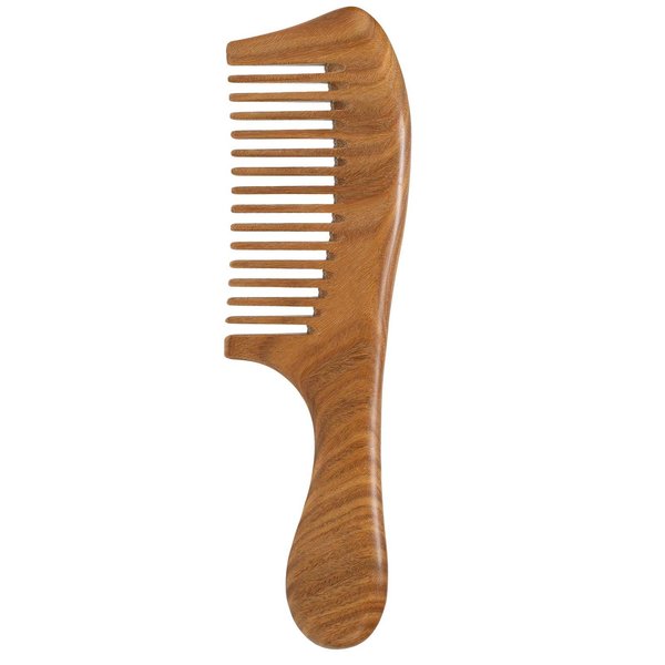 The Moreinday Wooden Comb Wood Comb Green Sandalwood Comb Hair Comb for women Comb for Men